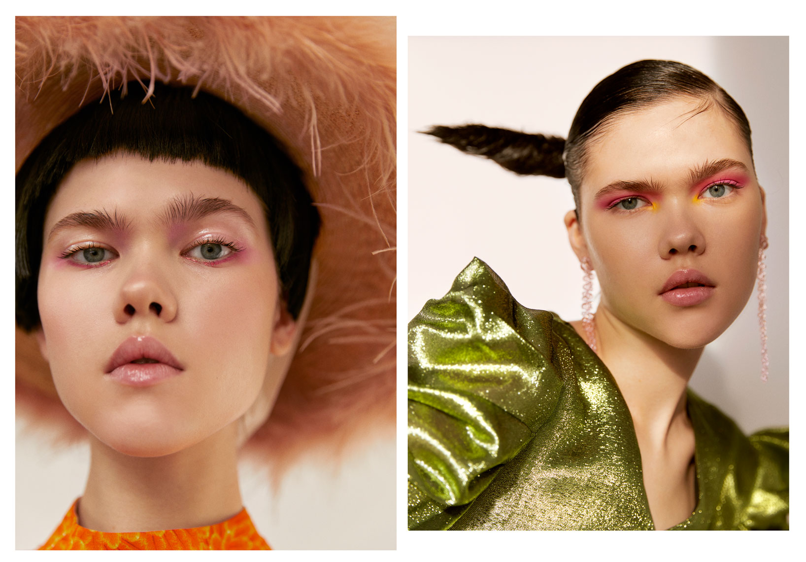 issie-gibbons-fashion-stylist-beauty-polly-hanrahan-de-la-vali-simone-rocha-pink-feathers
