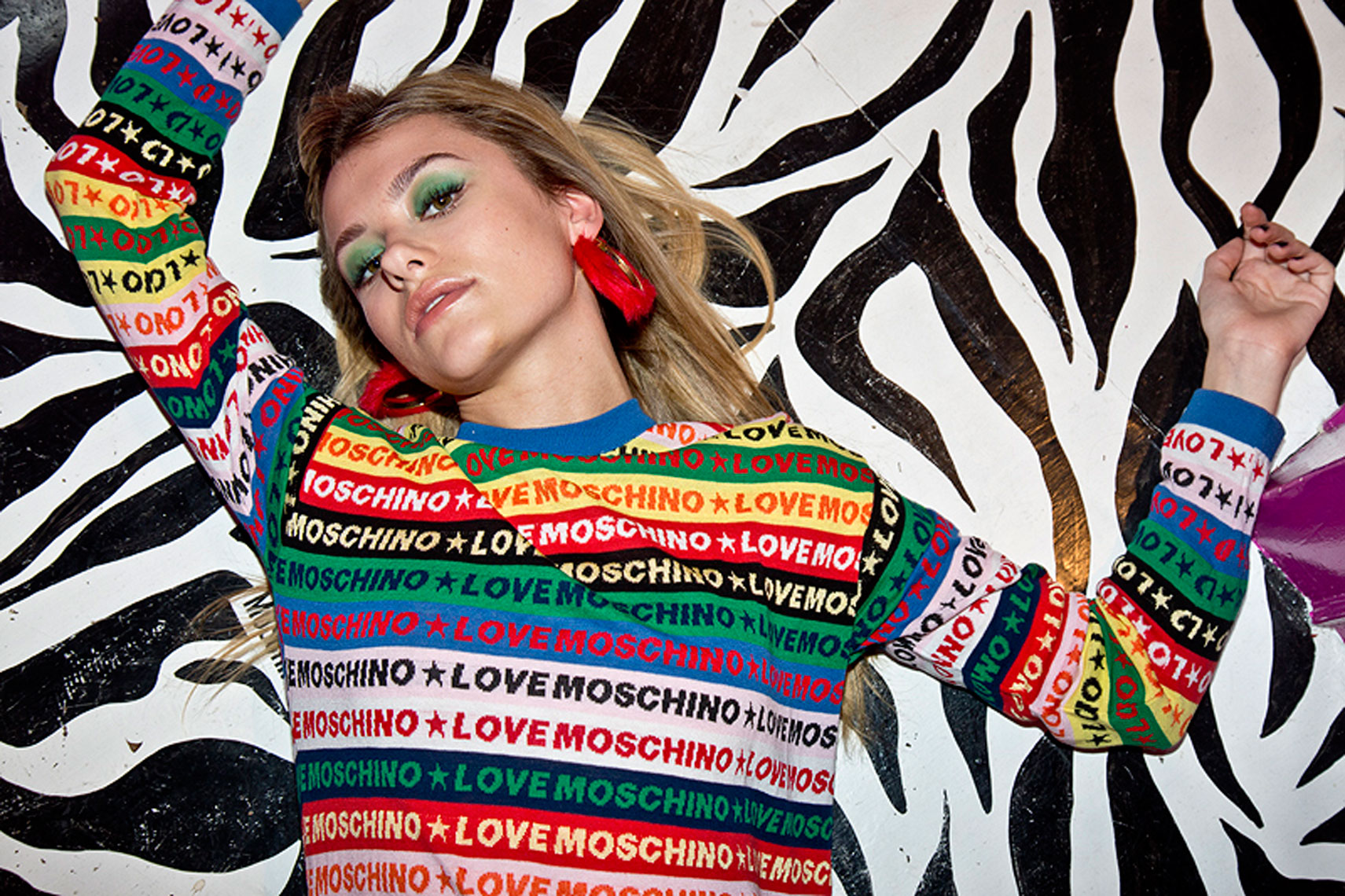 issie-gibbons-fashion-stylist-love-moschino-zebra