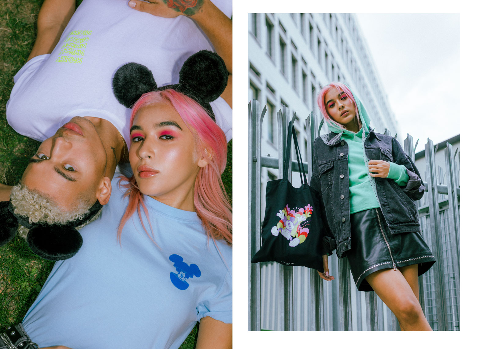 issie-gibbons-fashion-stylist-skinnydip-disney-campaign-mickey-mouse-grunge
